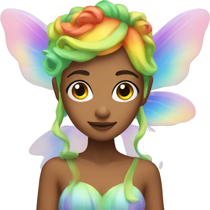 rainbow fairy emoji