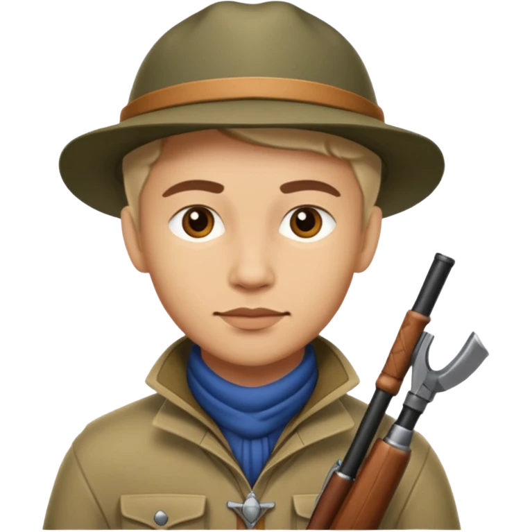 Un chasseur alpin français  emoji