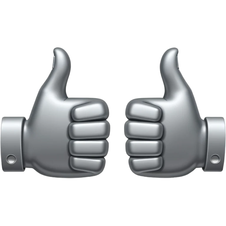 combined thumbs up and thumbs down emoji