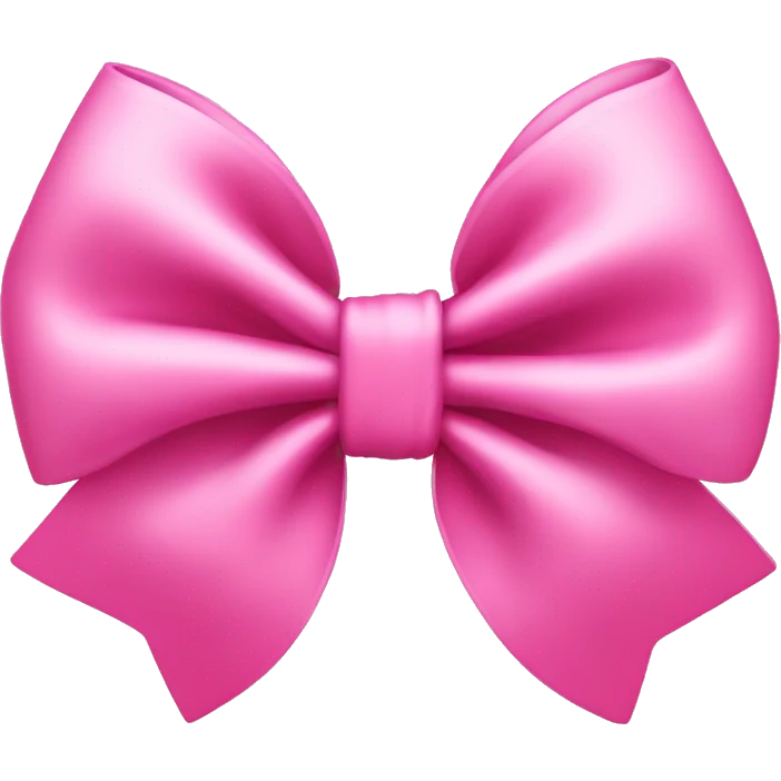 Coquette Pink Bow emoji