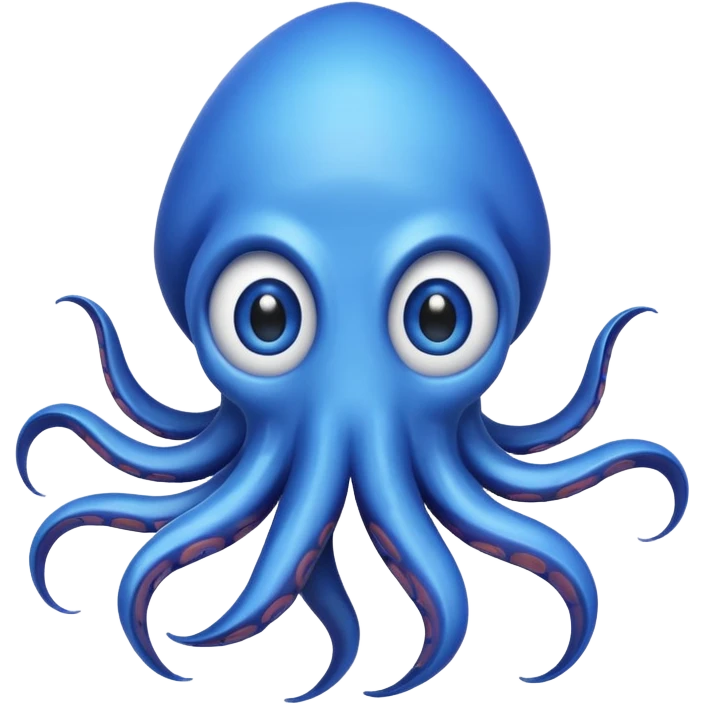 Confused squid that also has a smiley face emoji