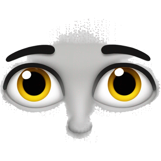 Wonky eyes  emoji