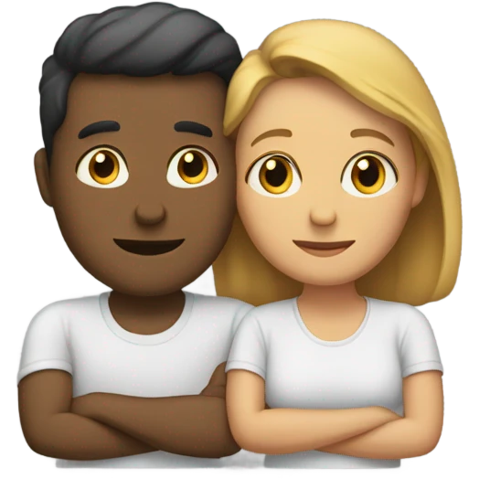 Couple laying down  emoji