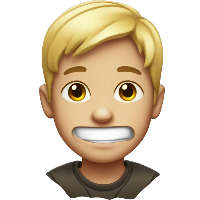 emoji style portrait of boy emoji