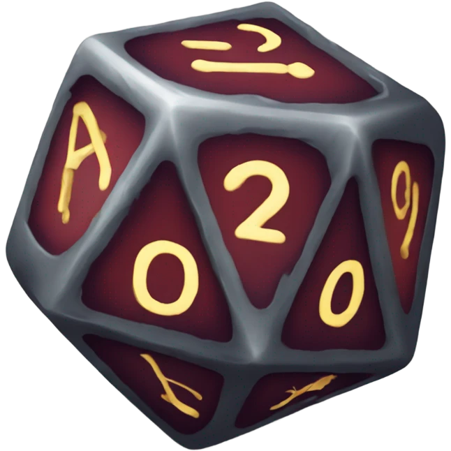 d&d dice d20 20 emoji