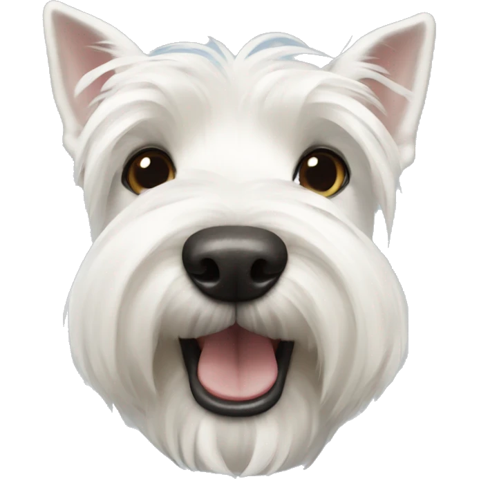 Scottish white terrier emoji