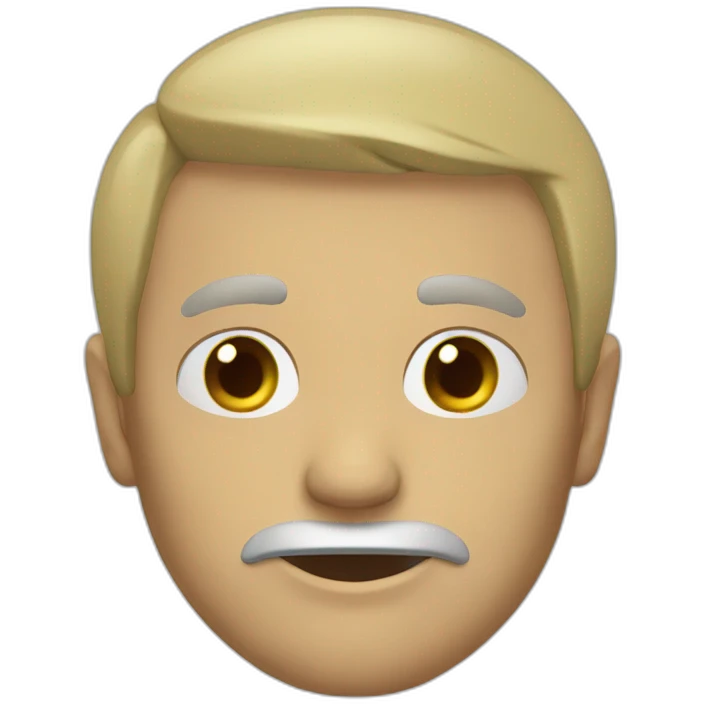 Homme mort avec du sang emoji