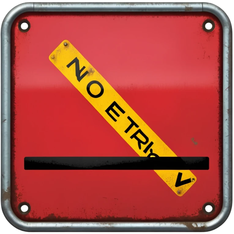 panneau interdit emoji