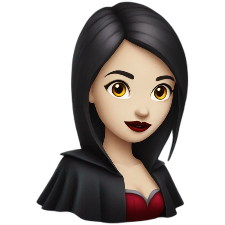 Beautiful vampire girl emoji