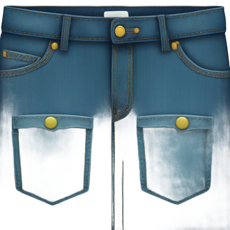 Denim skirt emoji