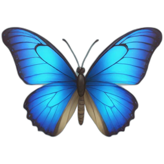 Butterfly blue  emoji