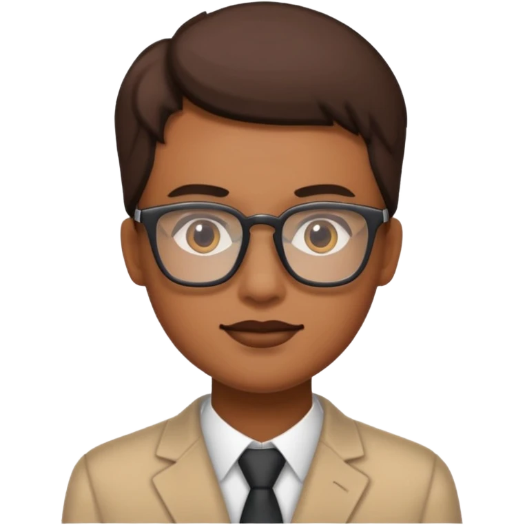 square frame glasses emoji