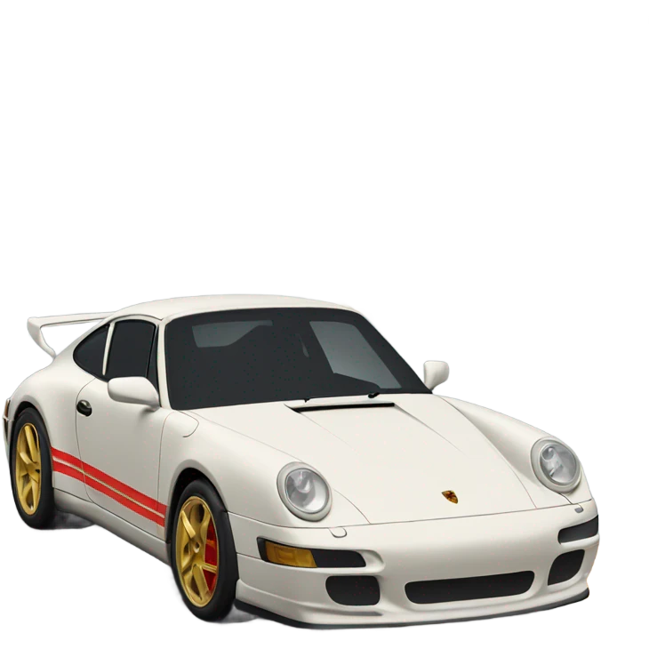 Off white Porsche emoji
