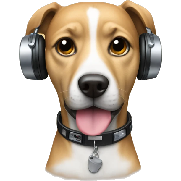 DJ dog  emoji
