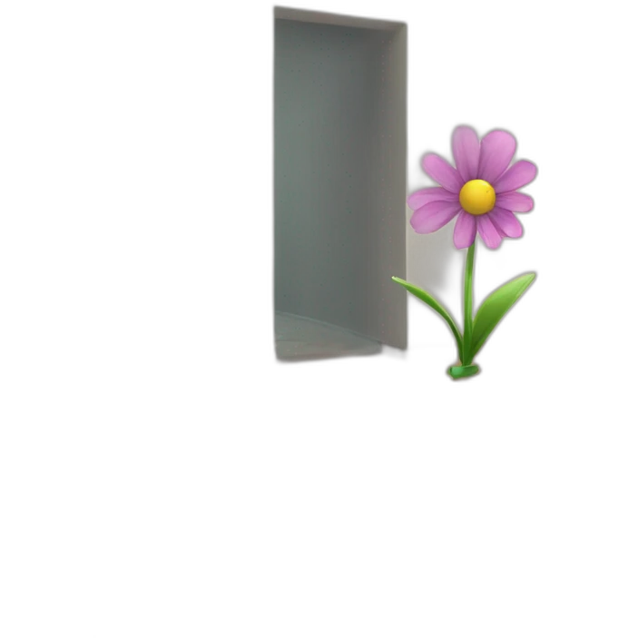 Un viejo se callo y encontró una flor en el piso emoji