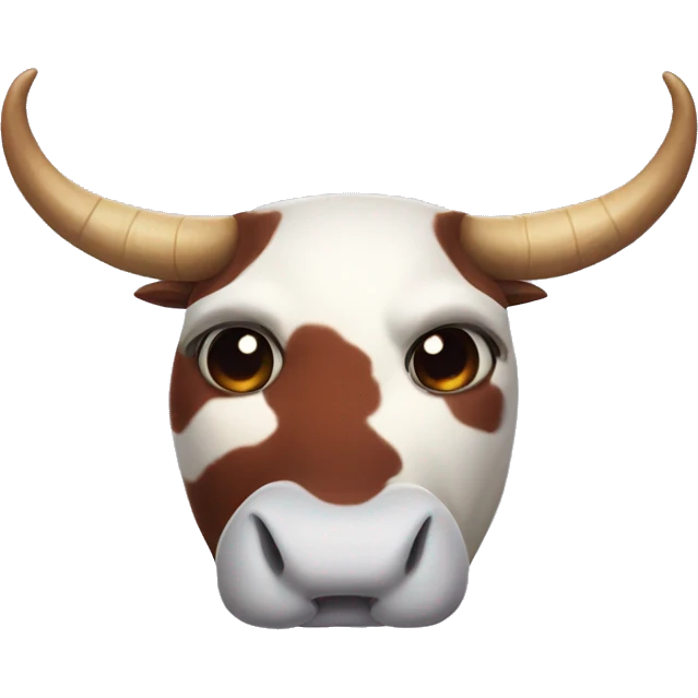 Devil horn cow emoji