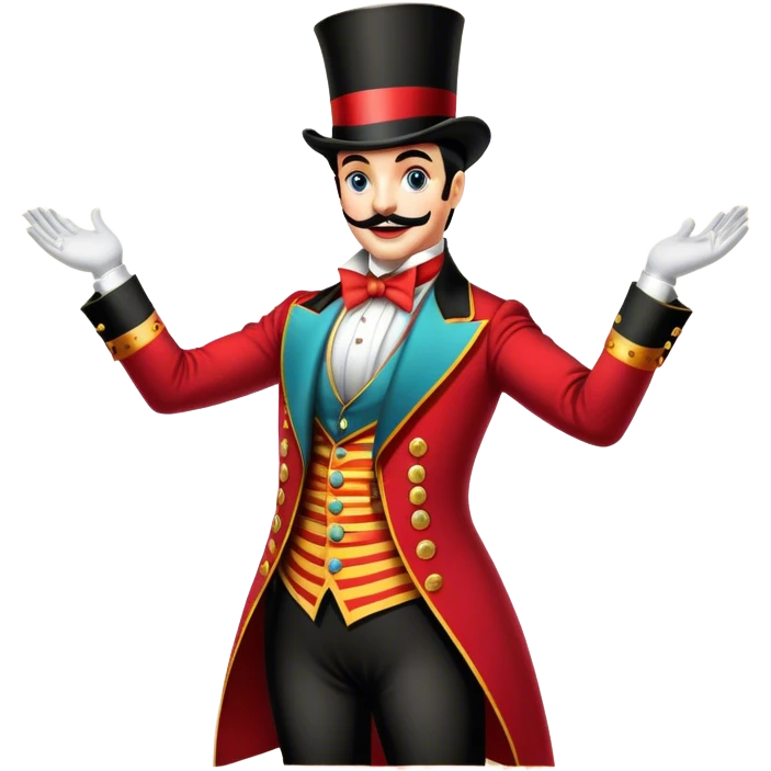 Vintage circus poster emoji