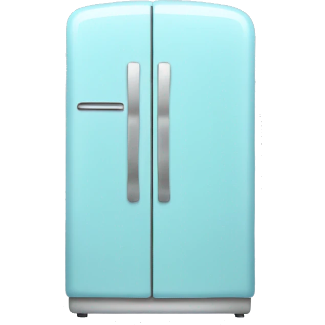 pastel blue fridge emoji