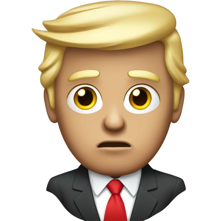 Cartoon Donald Trump  emoji