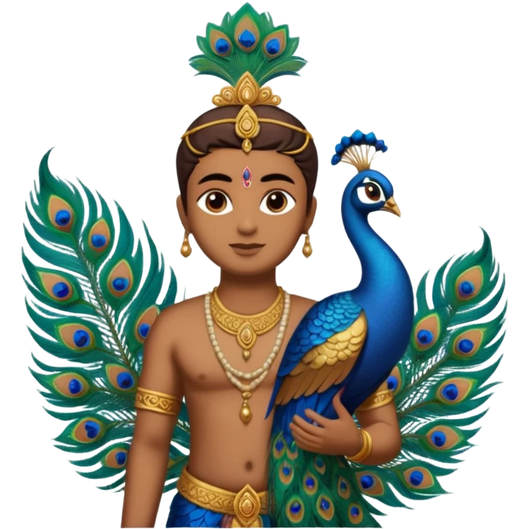 Murugan vel and peocock at back vel also with  emoji