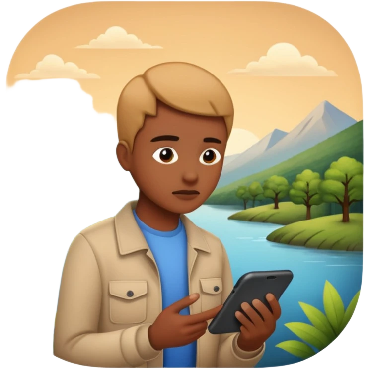 🌿 वास्तविकजीवने लीनः, आभासीजगत्त्यनाधरः। 📵
 emoji
