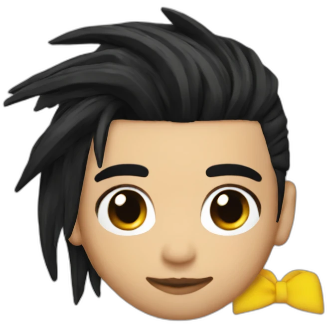 Bill Kaulitz Black highlights emoji