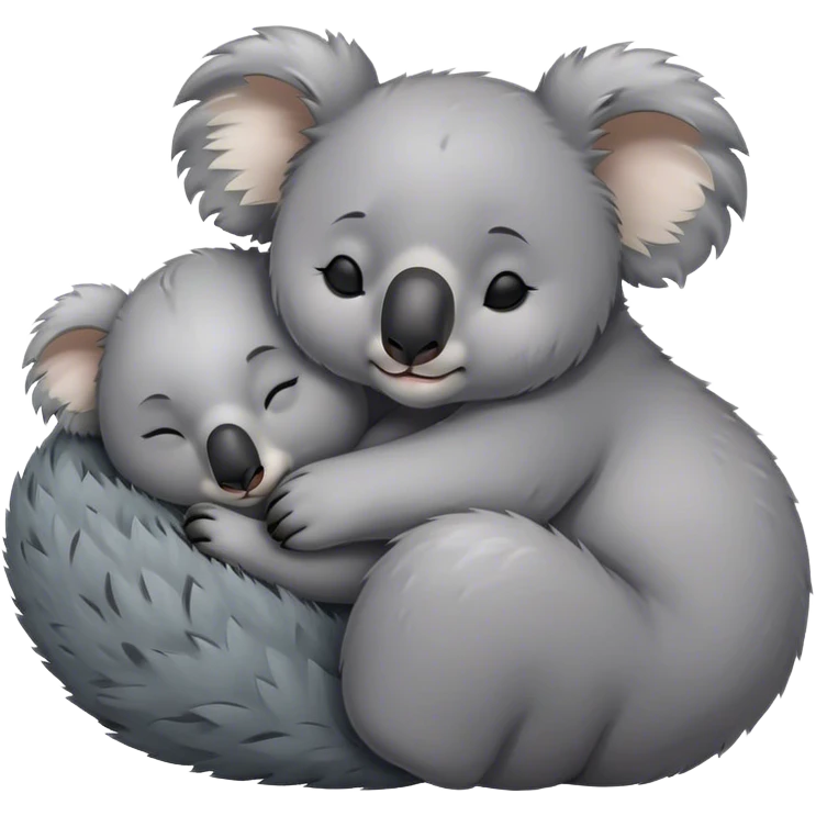Koala sleeping  emoji