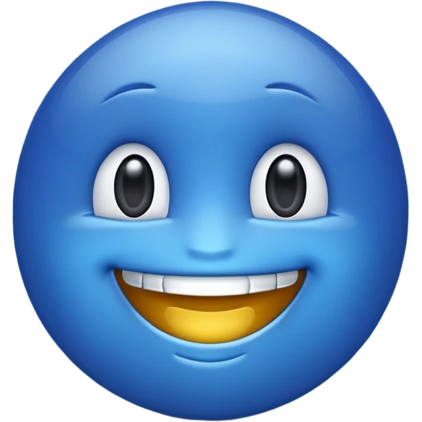 Like blue emoji 3D Facebook emoji