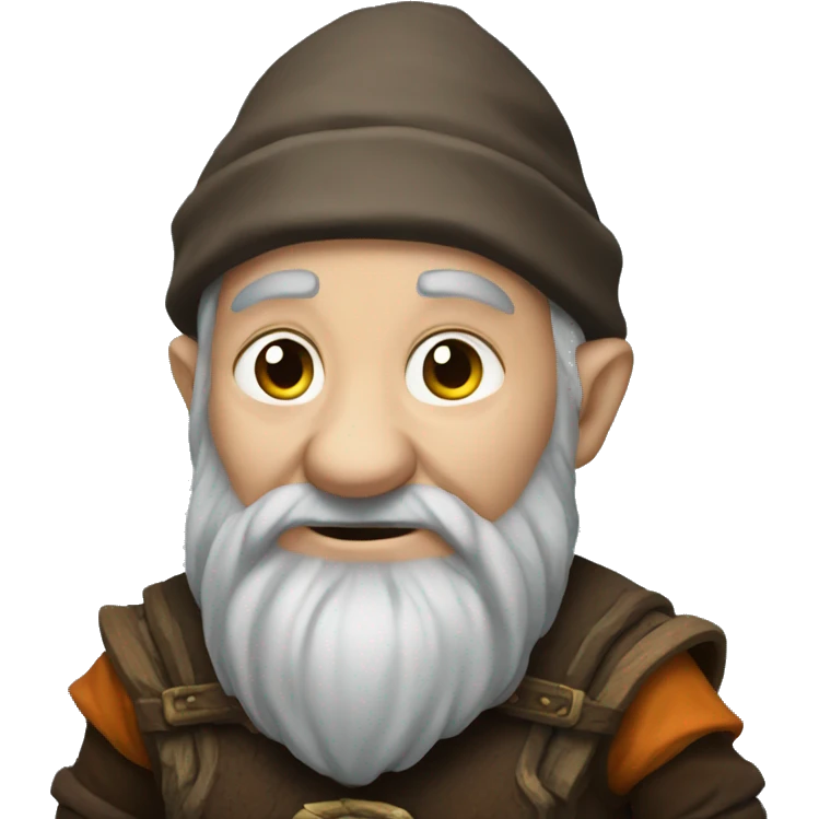 Old dwarf emoji