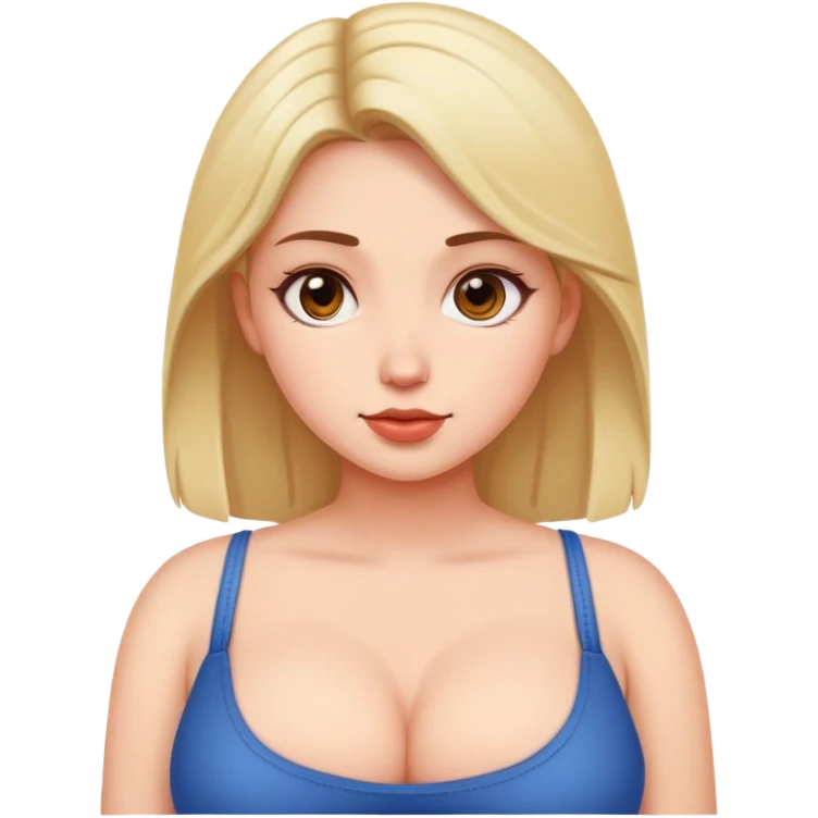 Girl with big titts emoji