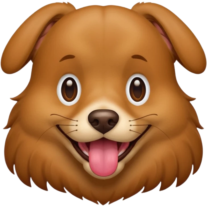 Hund lacht lacht emoji