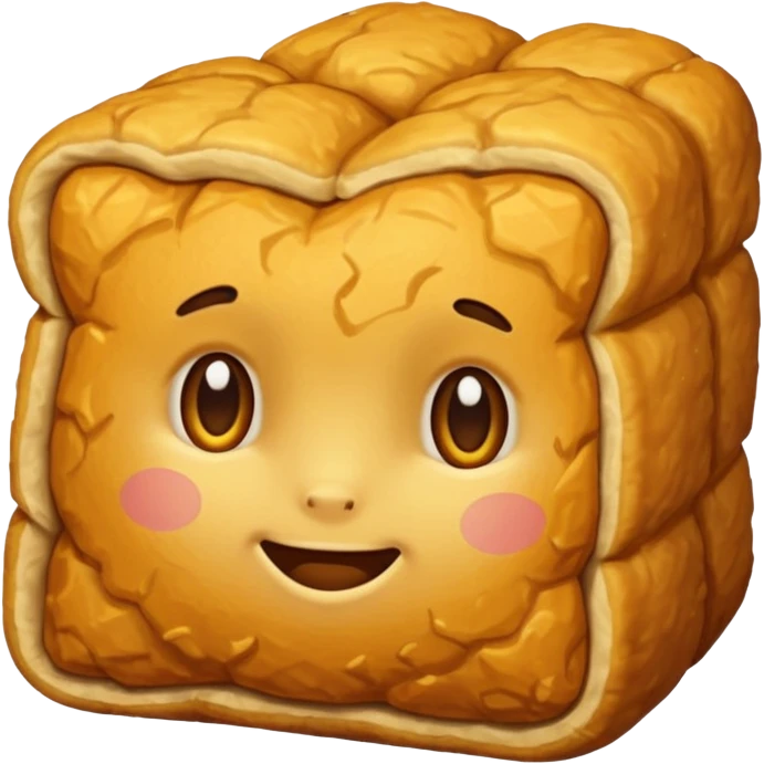 make a nugget emoji no face please emoji