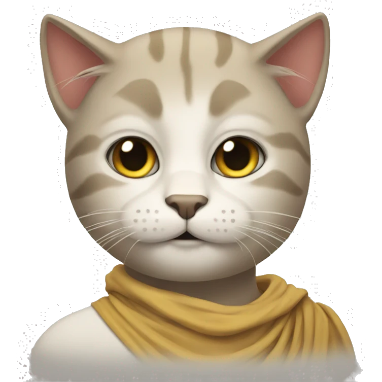 cat with toga emoji