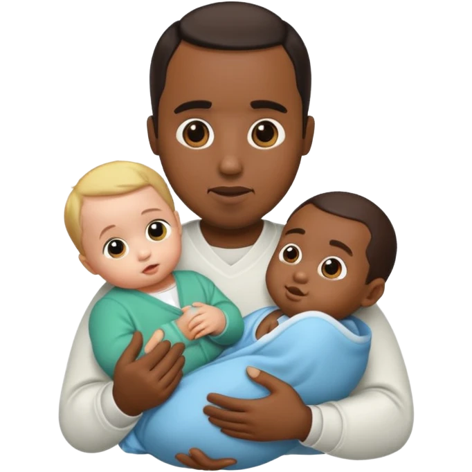 Diddy holding baby oi emoji