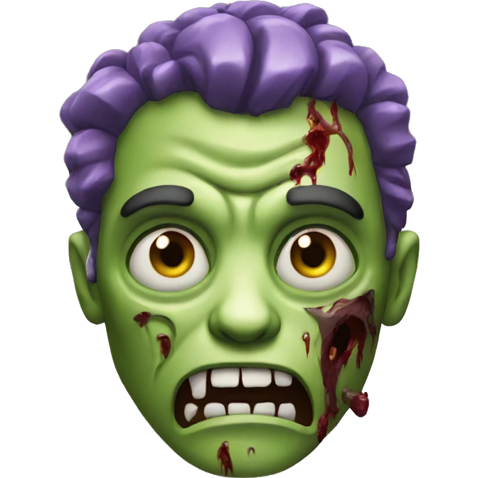 the zombie emoji
