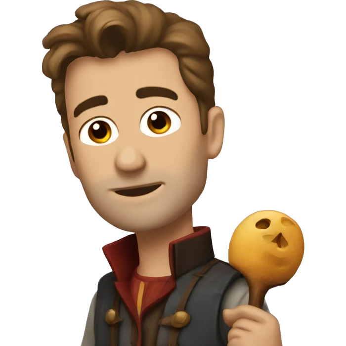 Stefan holding moulin  emoji
