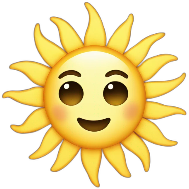 sun emoji