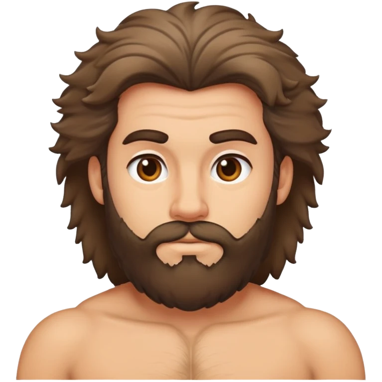 Big chest hair emoji