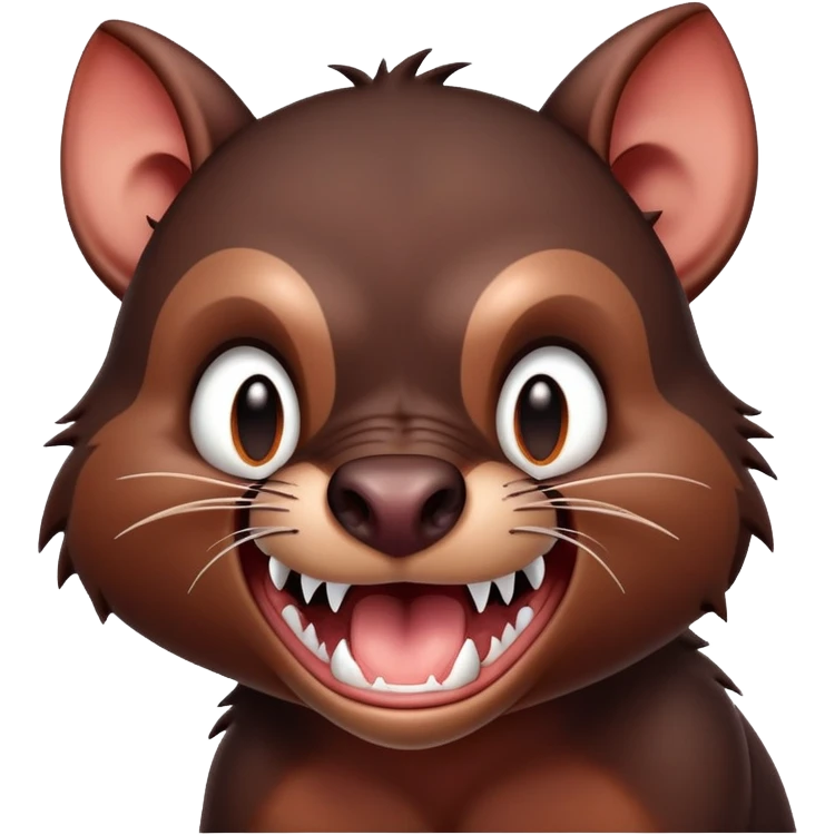 A taz devil talking to people angrily emoji