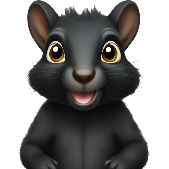 black squirrel emoji