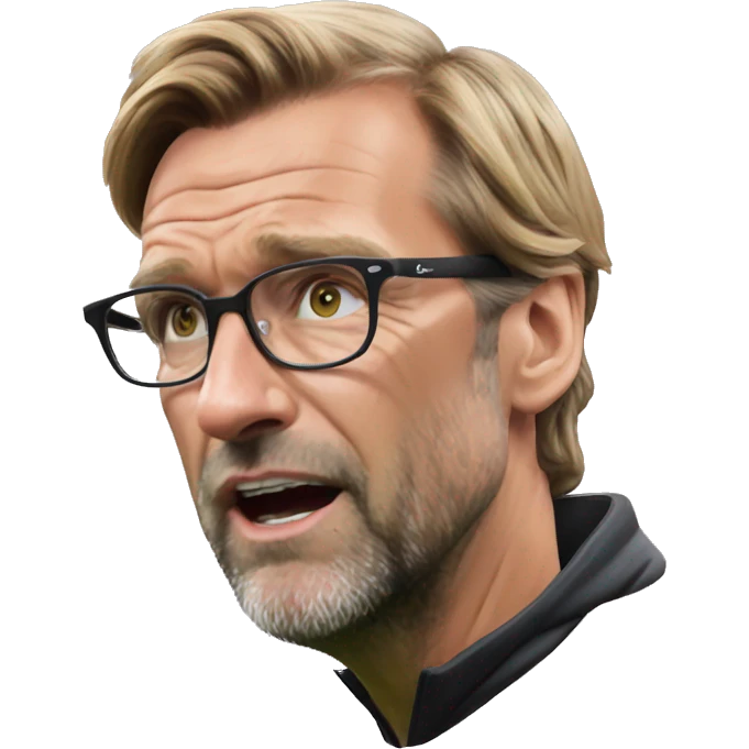 Klopp hand to face emoji