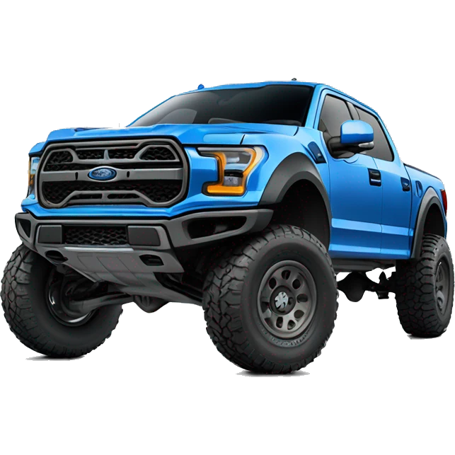 Lifted blue for F-150 emoji