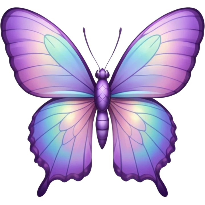 borboleta lilas emoji