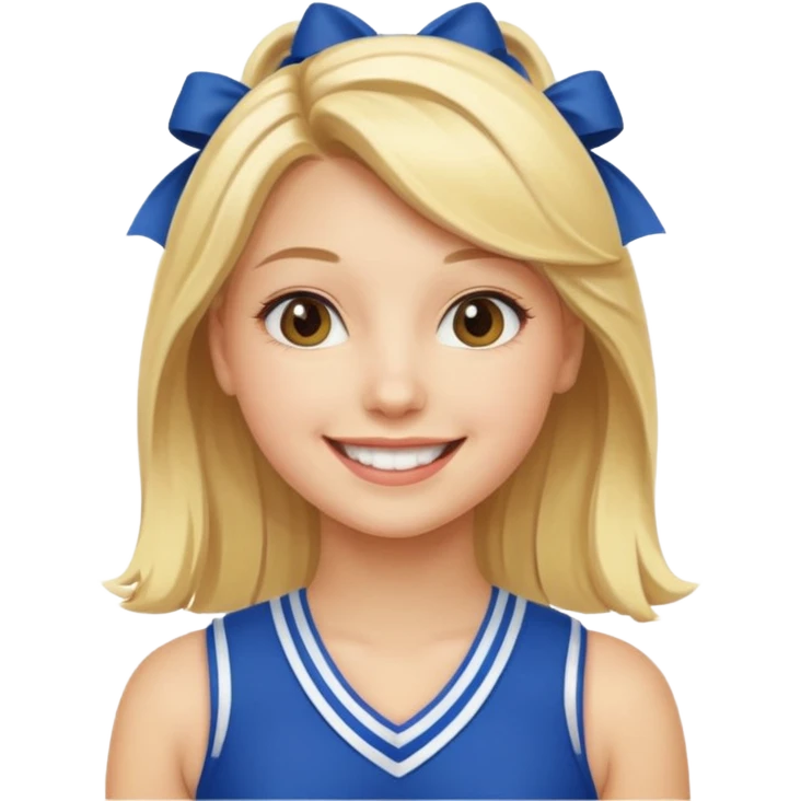 Cheer squad, blonde, Burnett  emoji