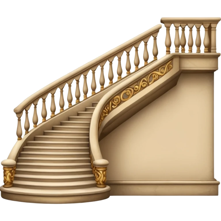 stairs with balcony emoji