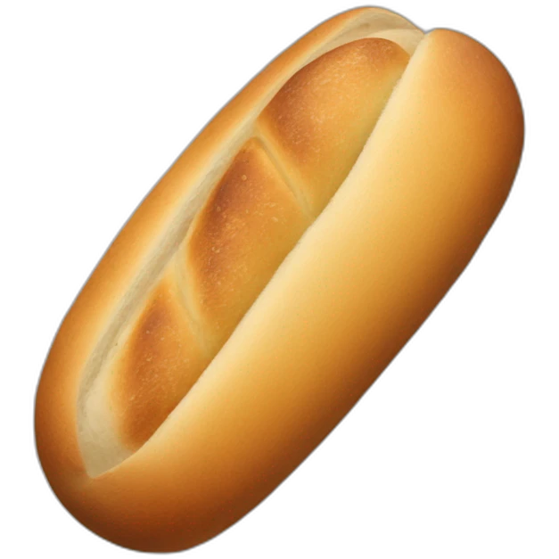 Un noir qui mange une baguette emoji