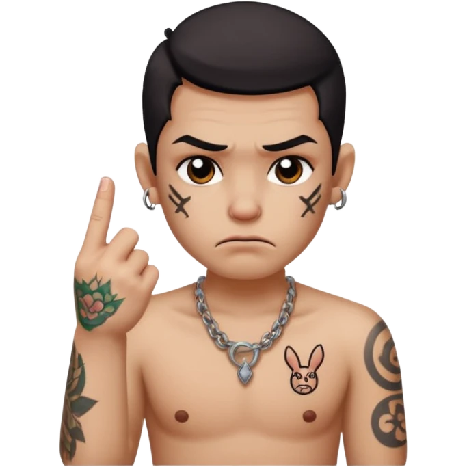 Sad face that’s making outdoing the middle finger emoji