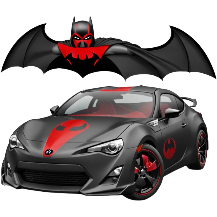 Darth Vader Batman and Batgirl themed Scion FR-S  emoji