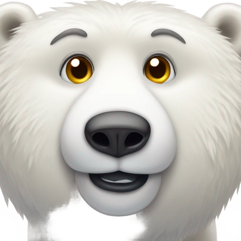 cute polar bear emoji