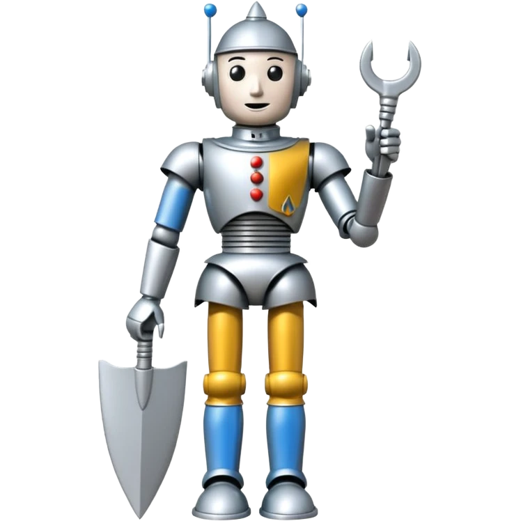 Tin Man toy emoji